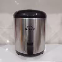 کلمن 8 لیتری استیل مشکی روس ، ارسال رایگان            