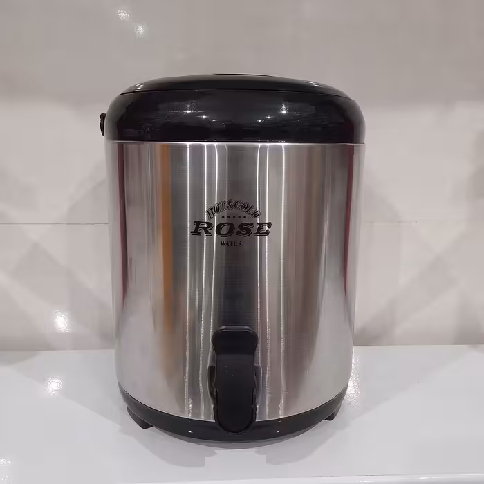 کلمن 8 لیتری استیل مشکی روس ، ارسال رایگان            