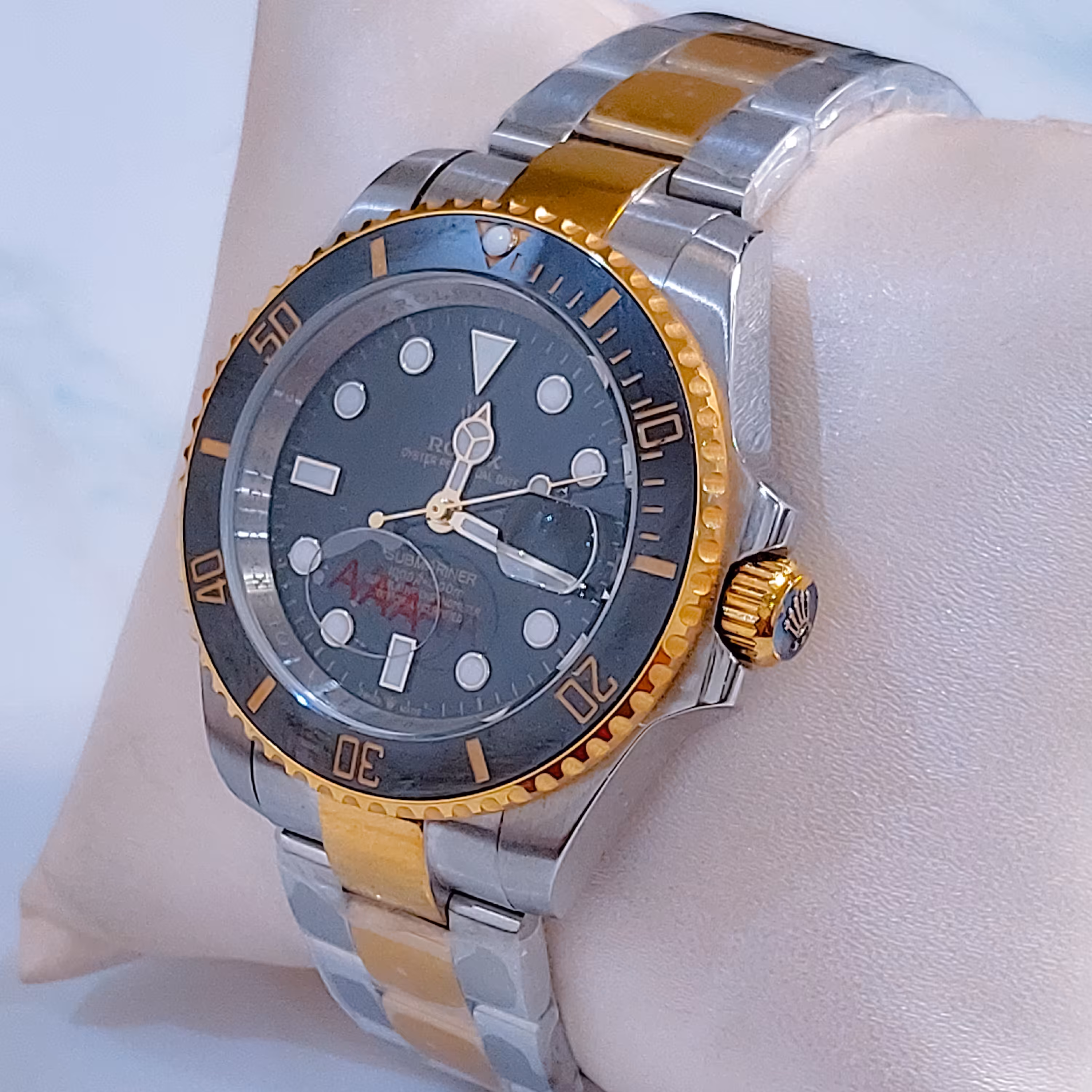 ساعت  مردانه رولکس ساب مارینر صفحه مشکی ROLEX Submariner K