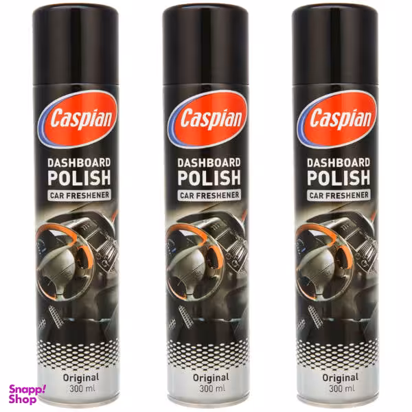 اسپری داشبورد خودرو کاسپین مدل Original حجم 300 میلی لیتر بسته 3 عددی