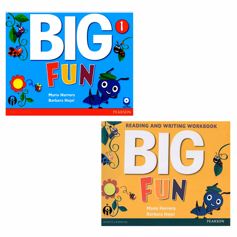 کتاب Big Fun 1 اثر Mario Herrera And Barbara Hojel انتشارات الوندپویان دو جلدی
