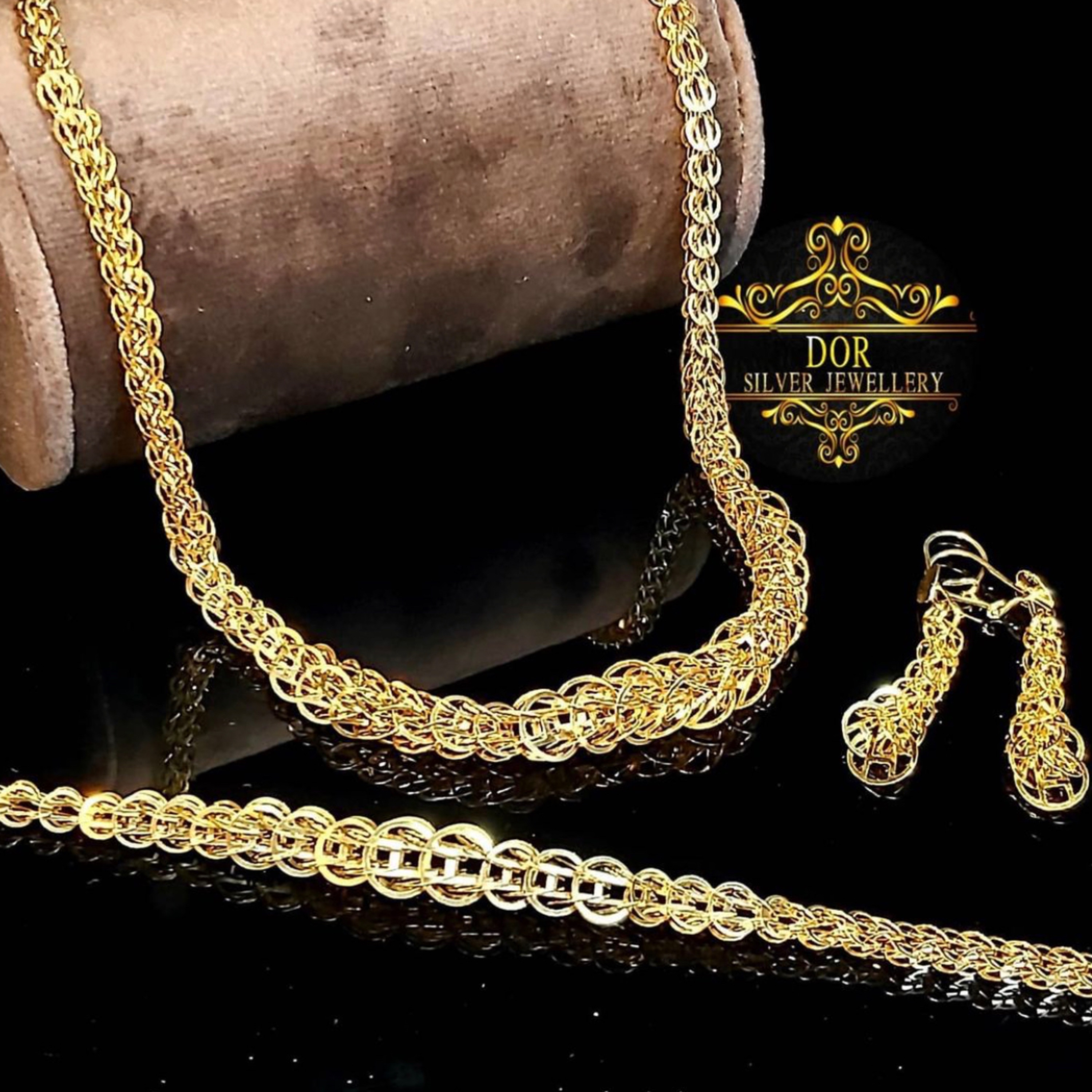 سرویس نقره آبکاری طلا