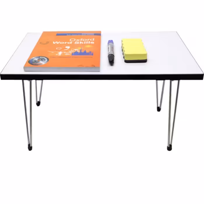 میز تحریر وایت بوردی به همراه ماژیک و تخته پاک کن