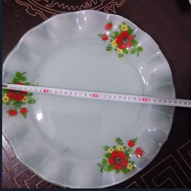 سینی کریستال یا شیشه ای