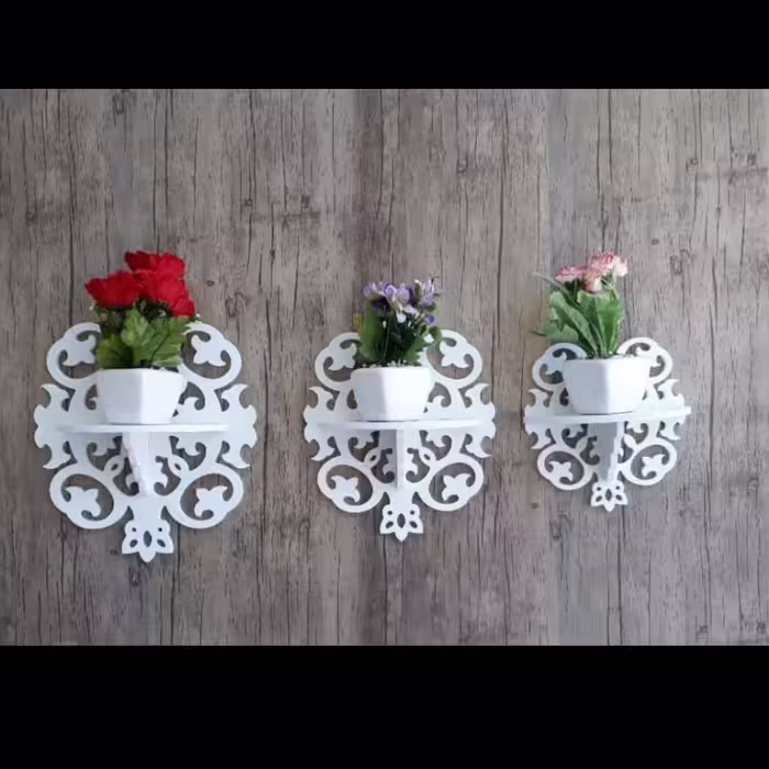شلف خفاشی  دیواری 3 سایز