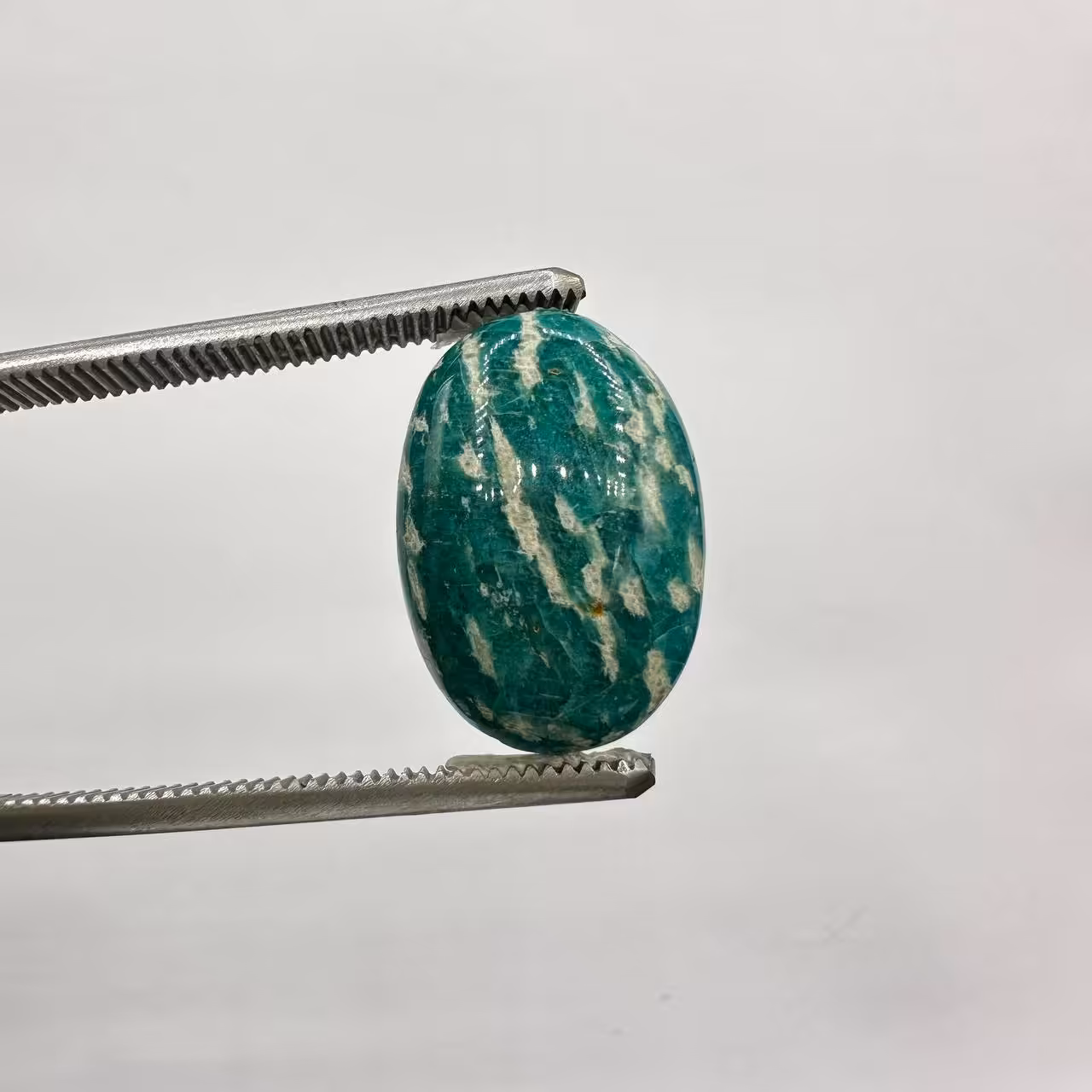 سنگ آمازونیت طبیعی بیضی 2351001