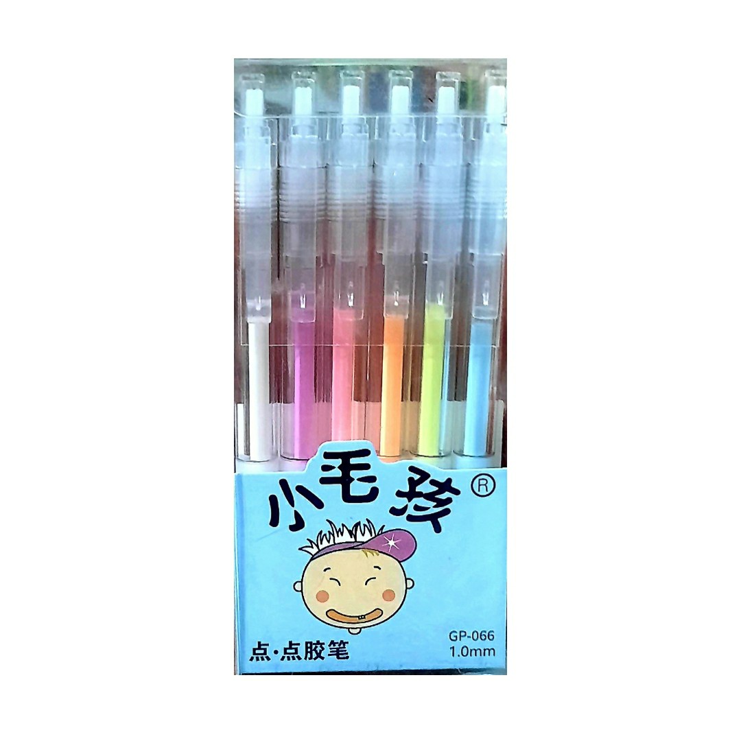 خودکار چسبی (Glue Pen) کد GP-066 بسته 6 عددی