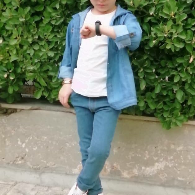 ست شلوار و پیراهن کلاهدار جین
