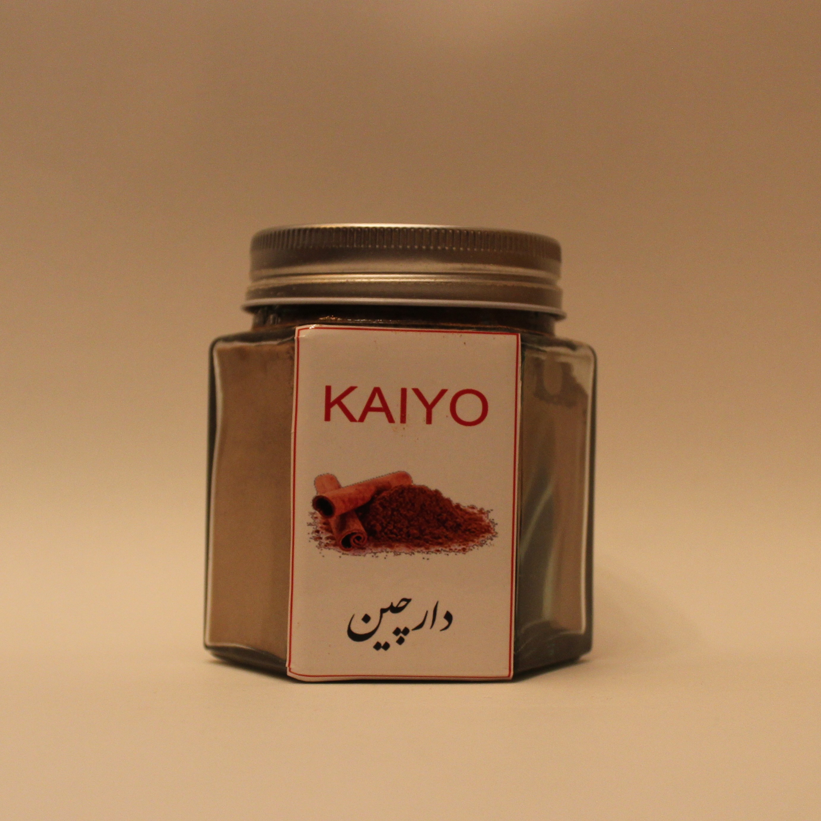 دارچین آسیاب شده 230 گرمی در بسته بندی شیشه ای