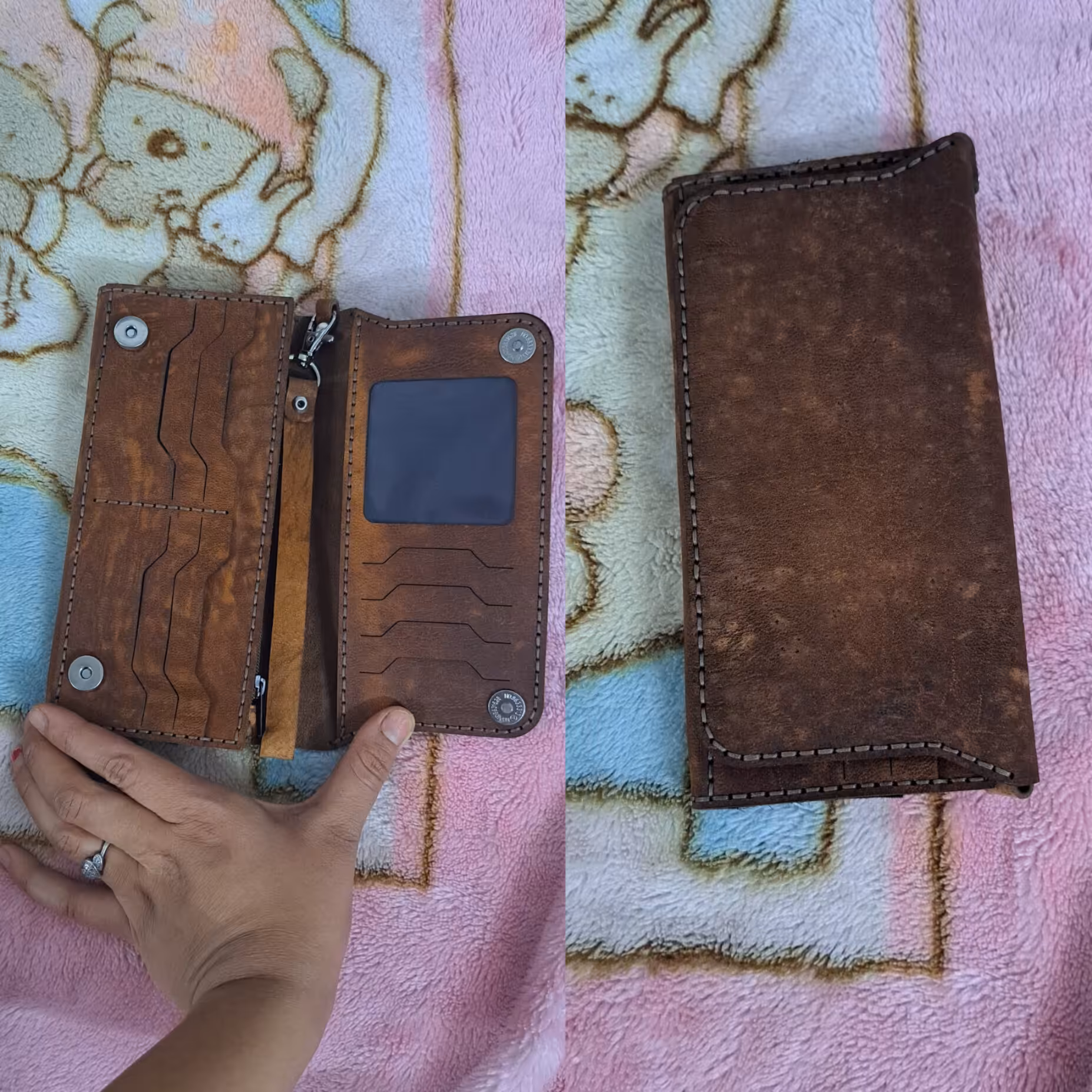 کیف چرم دست دوز
