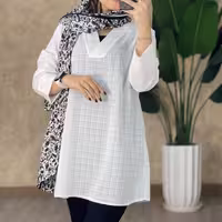 تونیک مانتویی عروسکی نازلی
