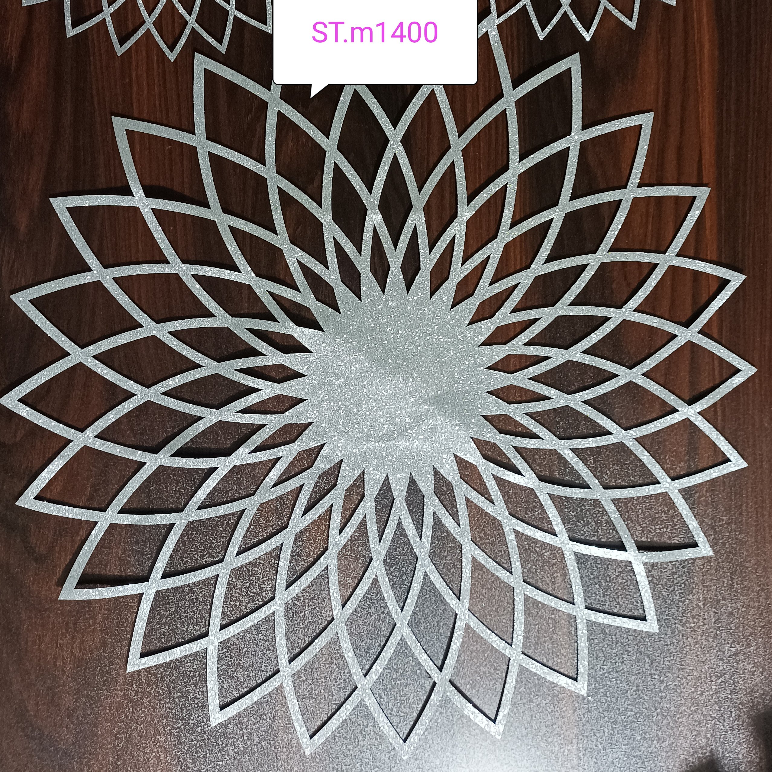 رومیزی طرح گل داودی 3تیکه