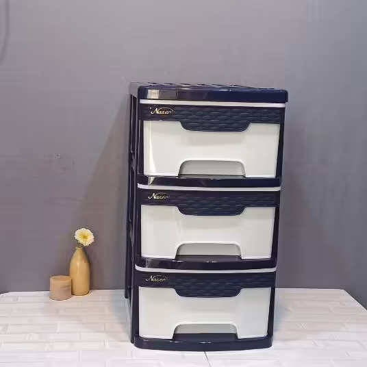 فایل 3 کشو کد 653 محصول برند ناصرپلاستیک چرخ دار مواد نوصادراتی باکیفیت و مقاوم 