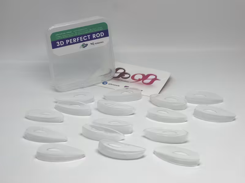 بیگودی سیلیکونی لیفت مژه تری دی پرفکت رود 16 عددی - 3D PERFECT ROD