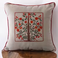 کاور کوسن طرح انار  نقاشی روی پارچه1250