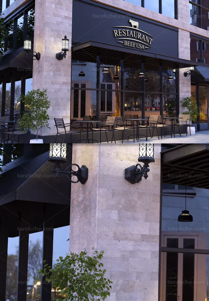 موکاپ لوگو رستوران | گرافیک با طعم تربچه