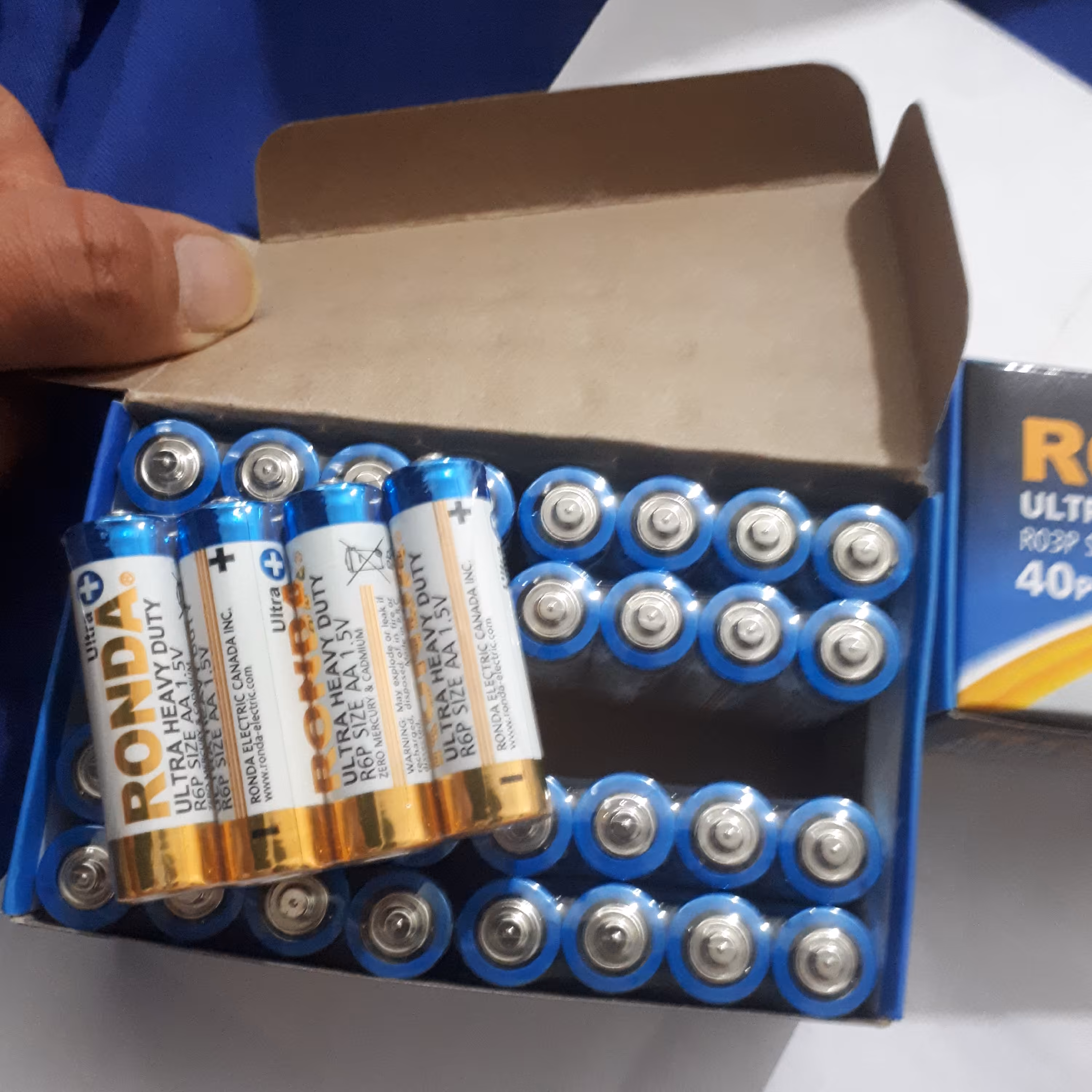 بسته ی 10 تایی باتری 4عددی  قلم رندا RONDA