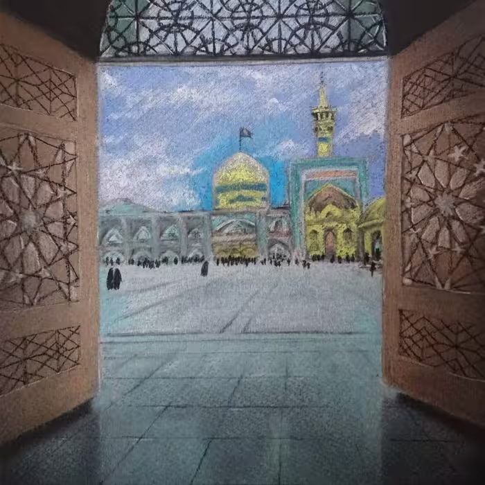 تابلو نقاشی پاستل گچی - 8
