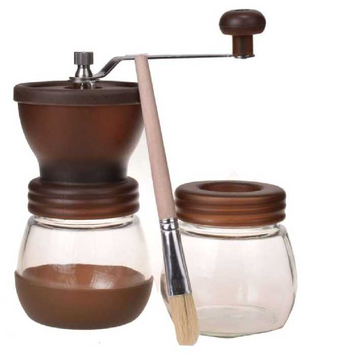 آسیاب دستی قهوه  دو مخزن دار