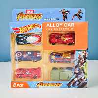 ماشین هات ویلز 6 عددی مدل قهرمانان AVENGERS کد 8886