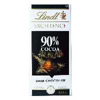 شکلات تلخ 90 درصد 100 گرم اکسلنس لینت - lindt
