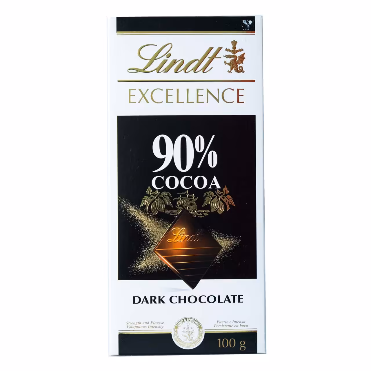 شکلات تلخ 90 درصد 100 گرم اکسلنس لینت - lindt