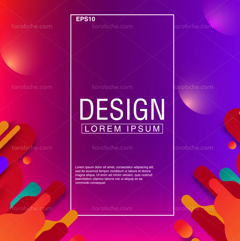 وکتور بک گراند بنفش و صورتی | گرافیک با طعم تربچه