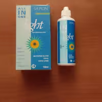 محلول لنز سافلون لایت محلول شستشوی و ضدعفونی لنز sauflin light 
