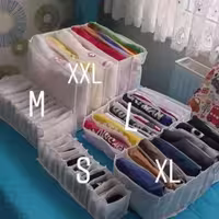 نظم دهنده و ارگانیزر پارچه ای دو ایکس سایز بزرگ XXlarge پنج خانه دوایکس لارج پلاسکو دهقان 