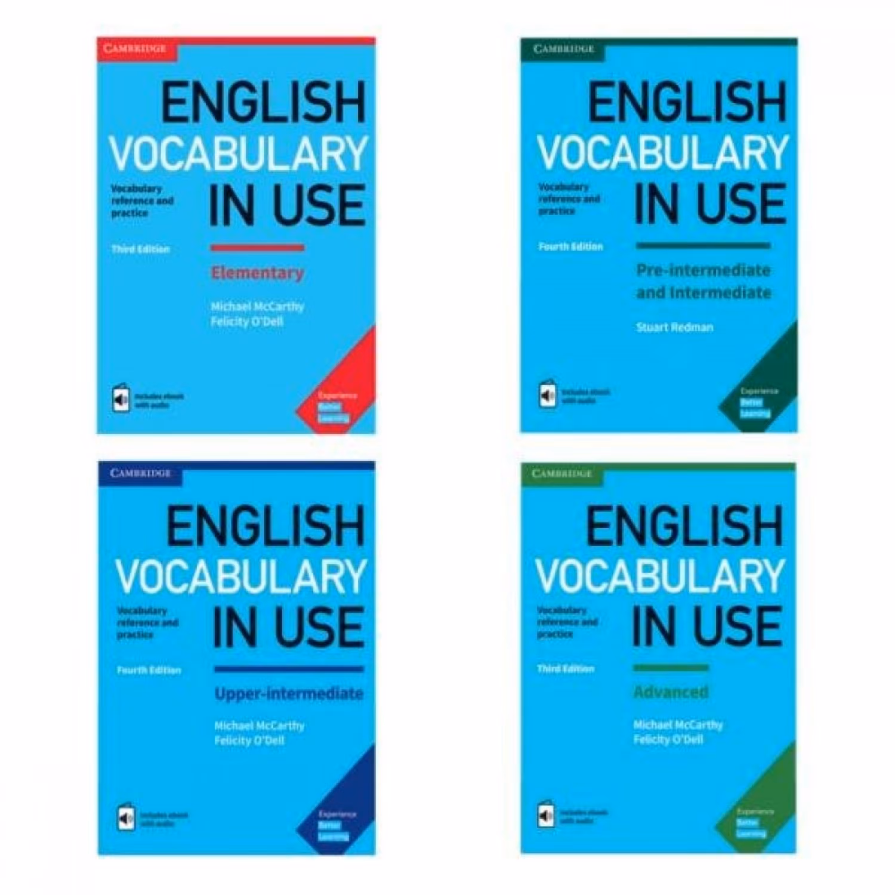 مجموعه کامل کتابهای English vocabulary in use 