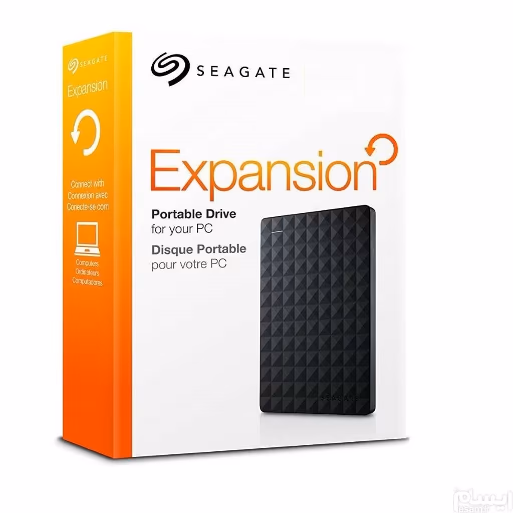هارد اکسترنال سیگیت EXPANSION ظرفیت 1 تر ابایت نو و آکبند 1سال گارانتی 