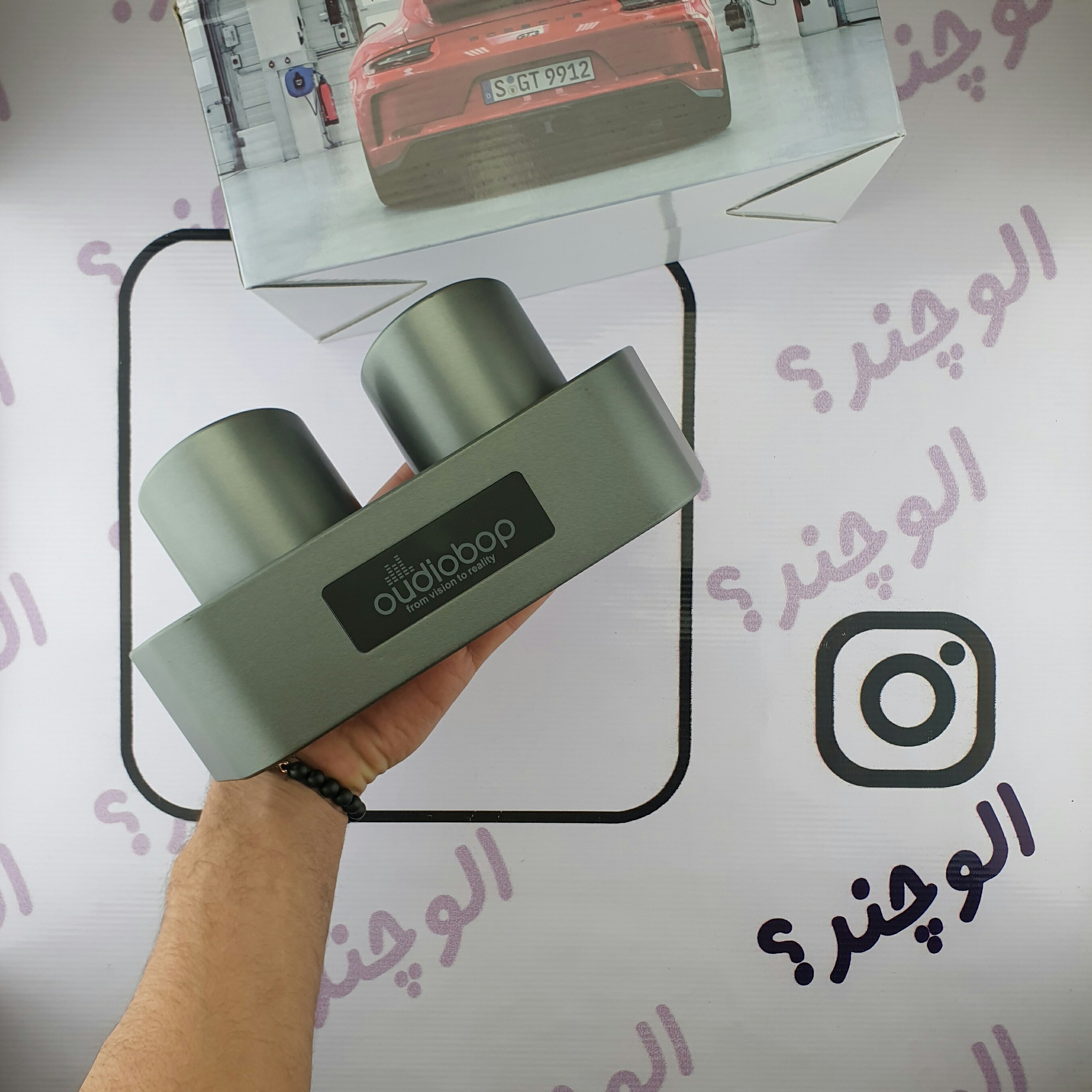 ماشین بازا با اسپیکر اورجینال طرح پورشه خاص بودن رو به رخ بکشید😁✋