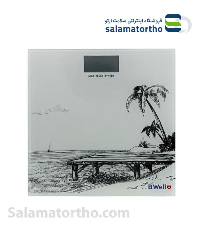 ترازوی دیجیتال سفید B.Well (مدل WK-165)