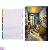 کلاسور طرح اتاق ونگوک کد 298 به همراه کاغذ کلاسور