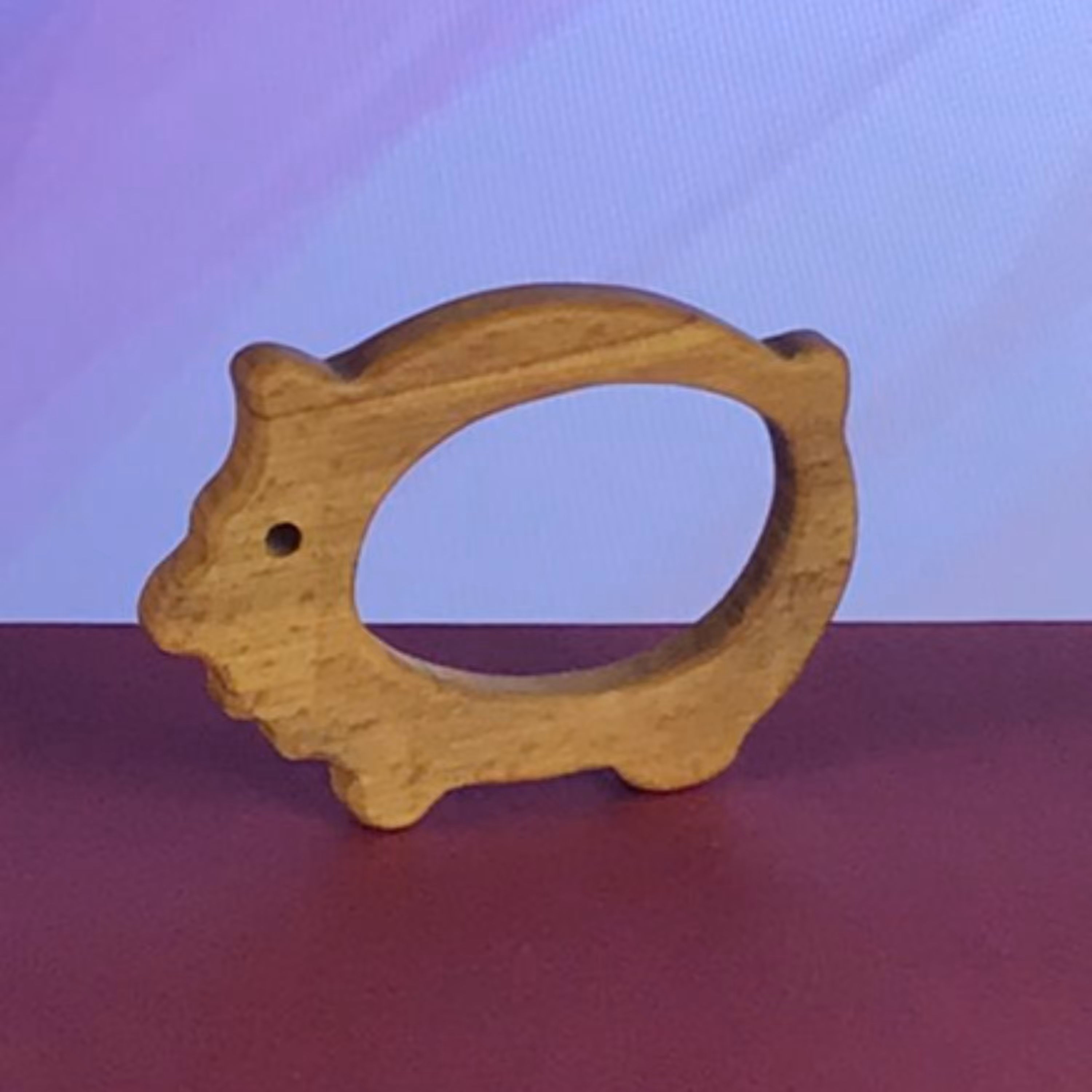 عروسک- دندونی و نیش کش کاملا ارگانیک مدل پیگی