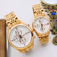 ساعت مچی ست زنانه و مردانه سیتی زن-بندفلزی3موتورفعال(کرنوگراف)مدل5567 