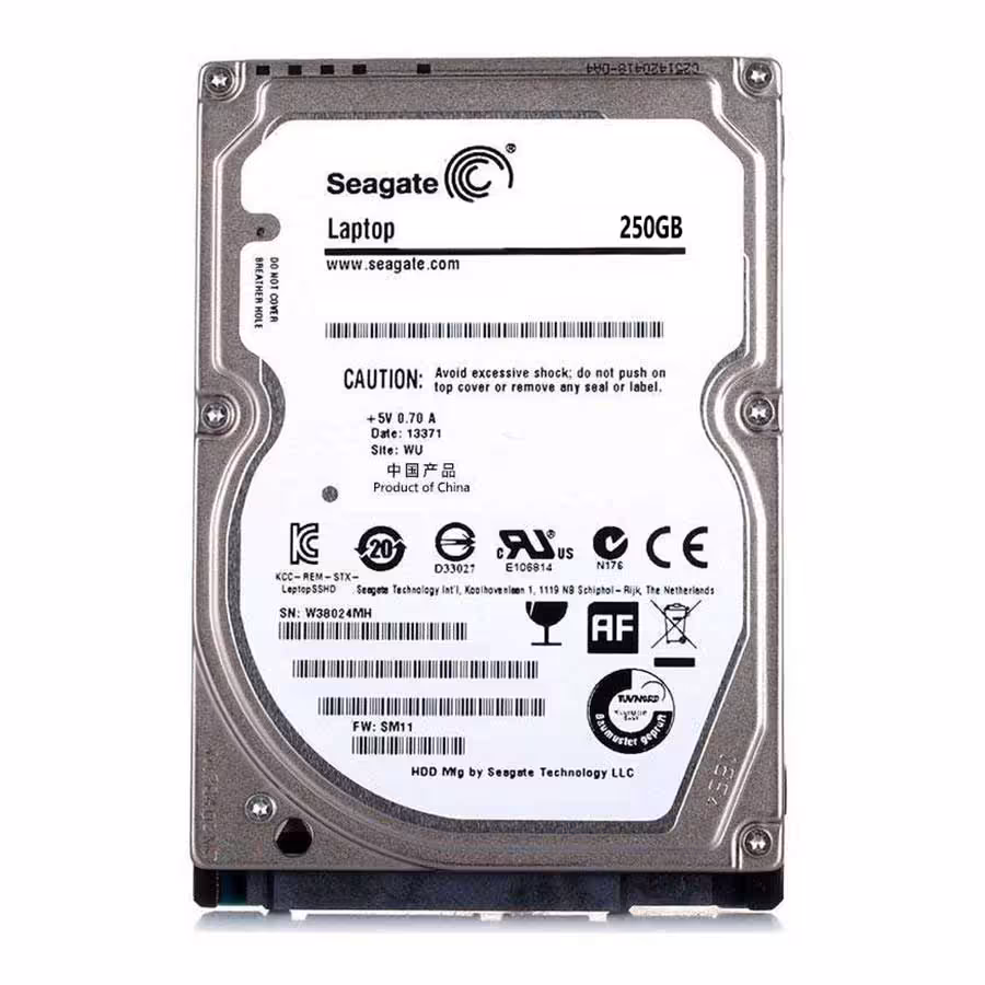 قیمت و خرید هارد اینترنال لپ تاپ سیگیت ظرفیت 250 گیگابایت | یاس ارتباط