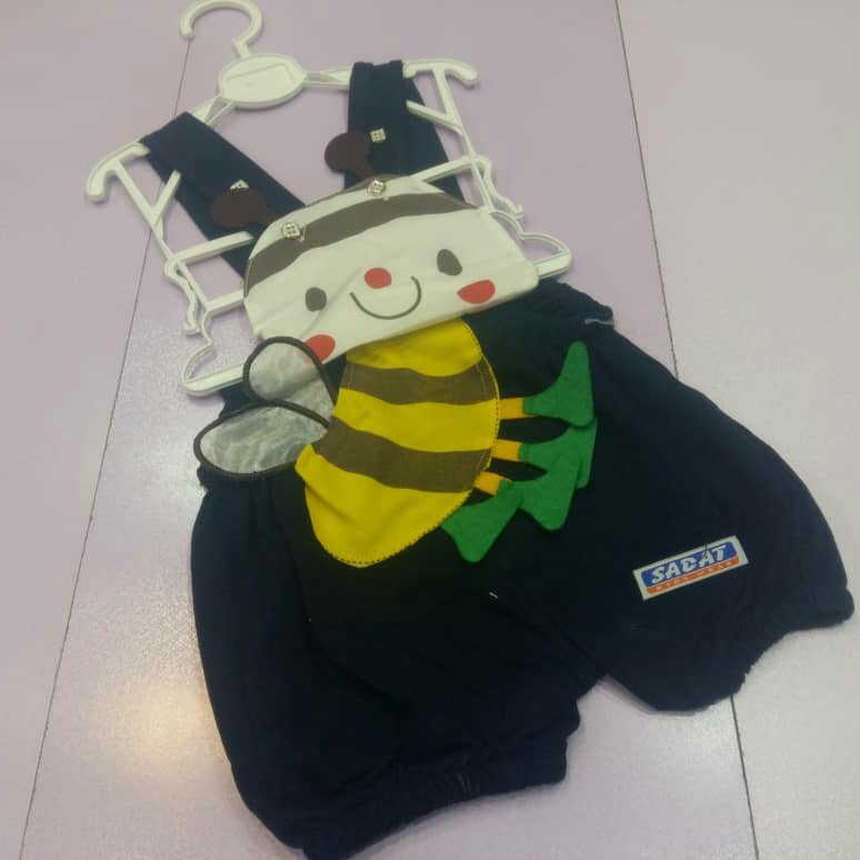 لباس نوزادی طرح زنبور سایز 1