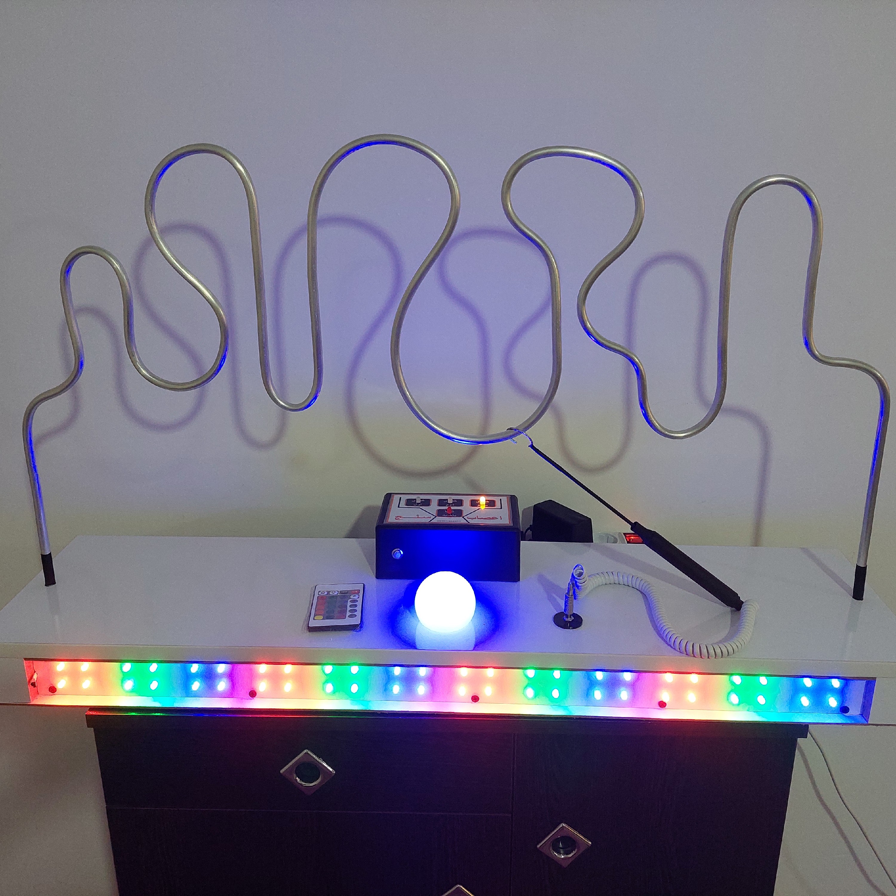 اعصاب سنج با شمارنده خطا و رقص نور