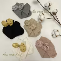 جوراب ساق بلند کبریتی پاپیون دار 