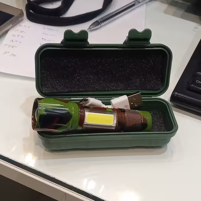 چراغ قوه پلیس کوچک بغل cobبدنه ارتشی