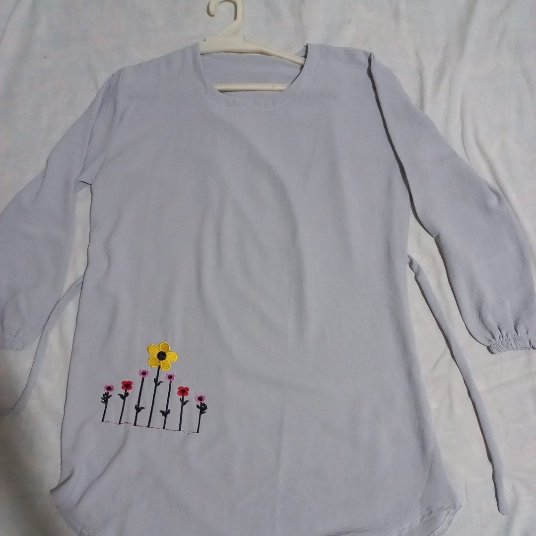 تونیک ابروبادی گلدوزی