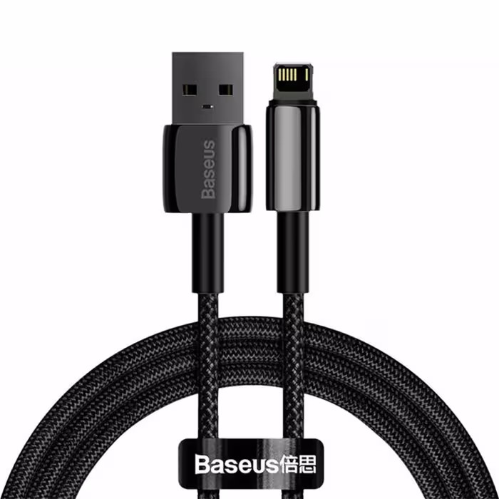 کابل USB به لایتنینگ باسئوس مدل 2.4A calwj-01 طول 1 متر