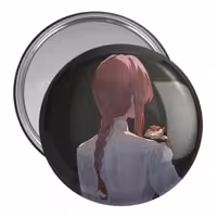 آینه جیبی خندالو مدل ماکیما انیمه مرد اره ای Chainsaw Man کد 22341