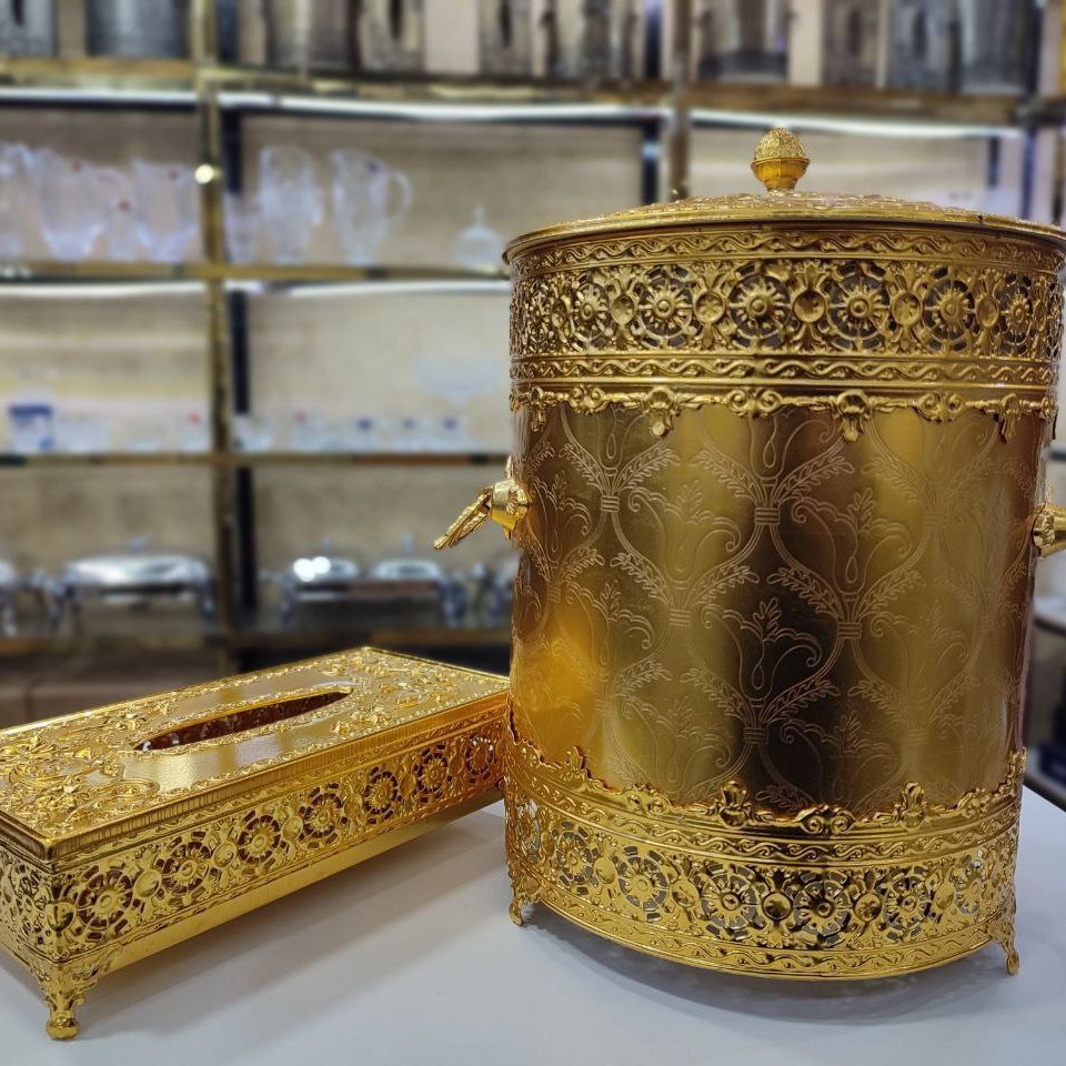 ست سطل آشغال و جادستمال کاغذی