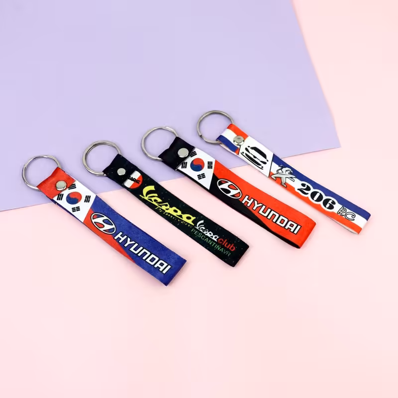 جا کلیدی پارچه ای بند دار حلقه ای طرح شورلت chevrolet