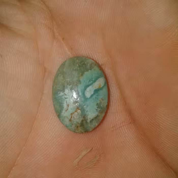 نگین فیروزه سبز 2/5در2