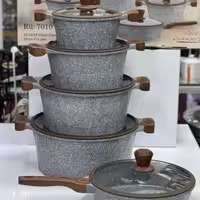 سرویس قابلمه 10 پارچه نانو گرانیت rogen