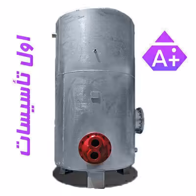 منبع کویل دار عمودی 6000 لیتری (ورق 8 میل)