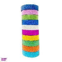 چسب نواری اکلیلی مدل Glitter بسته 10 عددی